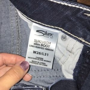 Silver Suki Jeans